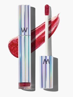 Wonderskin Wonder Blading Top Gloss in shade Red Glitter